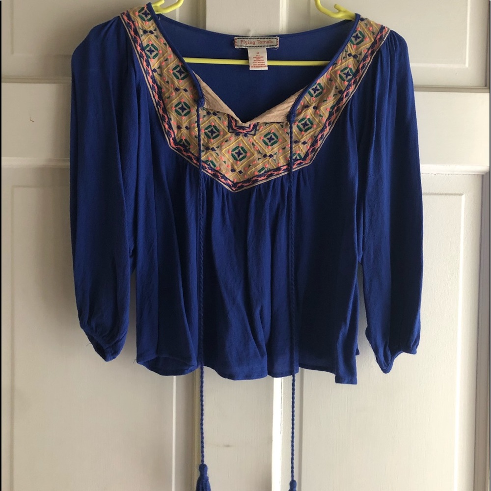 3/4” length blouse